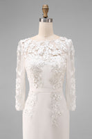 Load image into Gallery viewer, Dusty Rose Floral Bodycon Midi Mother of the Bride Dress