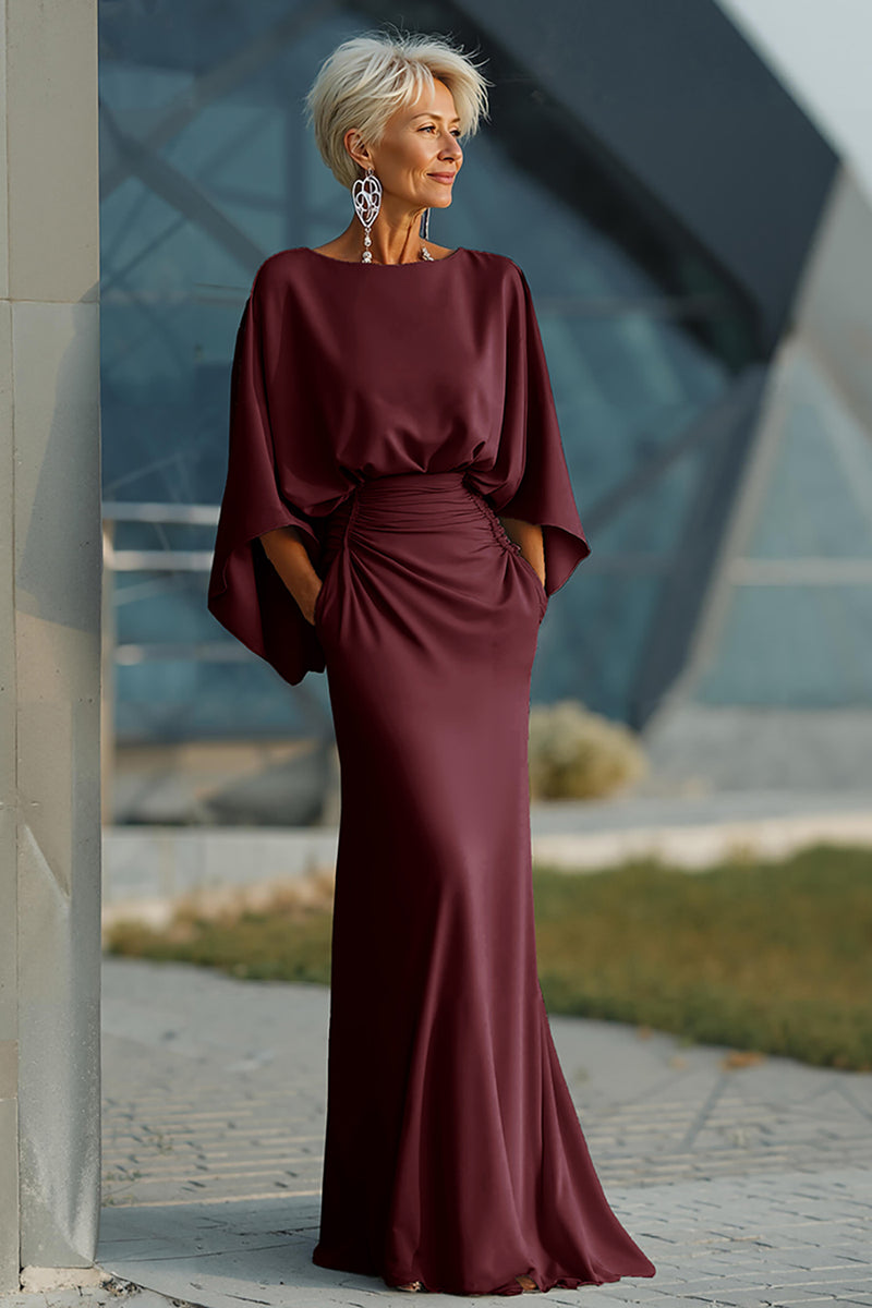 silver and burgundy dress Burgundy Dress With Silver Jewelry