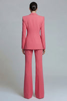 Load image into Gallery viewer, 2 Piece Coral Peak Lapel Double Breasted Business Suits