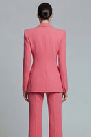 Load image into Gallery viewer, 2 Piece Coral Peak Lapel Double Breasted Business Suits