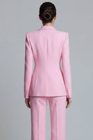 Load image into Gallery viewer, 2 Piece Pink Single Breasted Slim Fit Peak Lapel Prom Suits