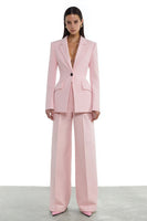 Load image into Gallery viewer, Light Pink 2 Piece Single Breasted Peak Lapel Prom Suits