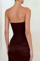 Load image into Gallery viewer, Cabernet Sweetheart Sheath Long Formal Dress with Slit