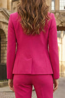 Load image into Gallery viewer, 2 Piece Fuchsia Slim Fit Long Business Suits