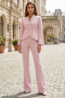 Load image into Gallery viewer, 2 Piece Light Pink Single Breasted Business Suits