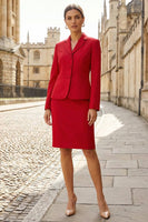 Load image into Gallery viewer, 2 Piece Light Yellow Single Breasted Pencil Notched Lapel Business Suits