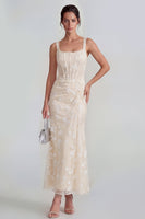 Load image into Gallery viewer, Lilac Corset Ruched Thick Straps Mermaid Maxi Formal Dress