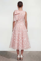 Load image into Gallery viewer, Lilac Round Neck A Line Maxi Formal Dress with Pockets