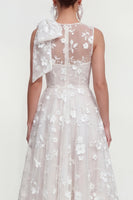 Load image into Gallery viewer, Lilac Round Neck A Line Maxi Formal Dress with Pockets