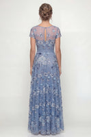 Load image into Gallery viewer, Dusty Rose A Line Floral Long Mother of the Bride Dress