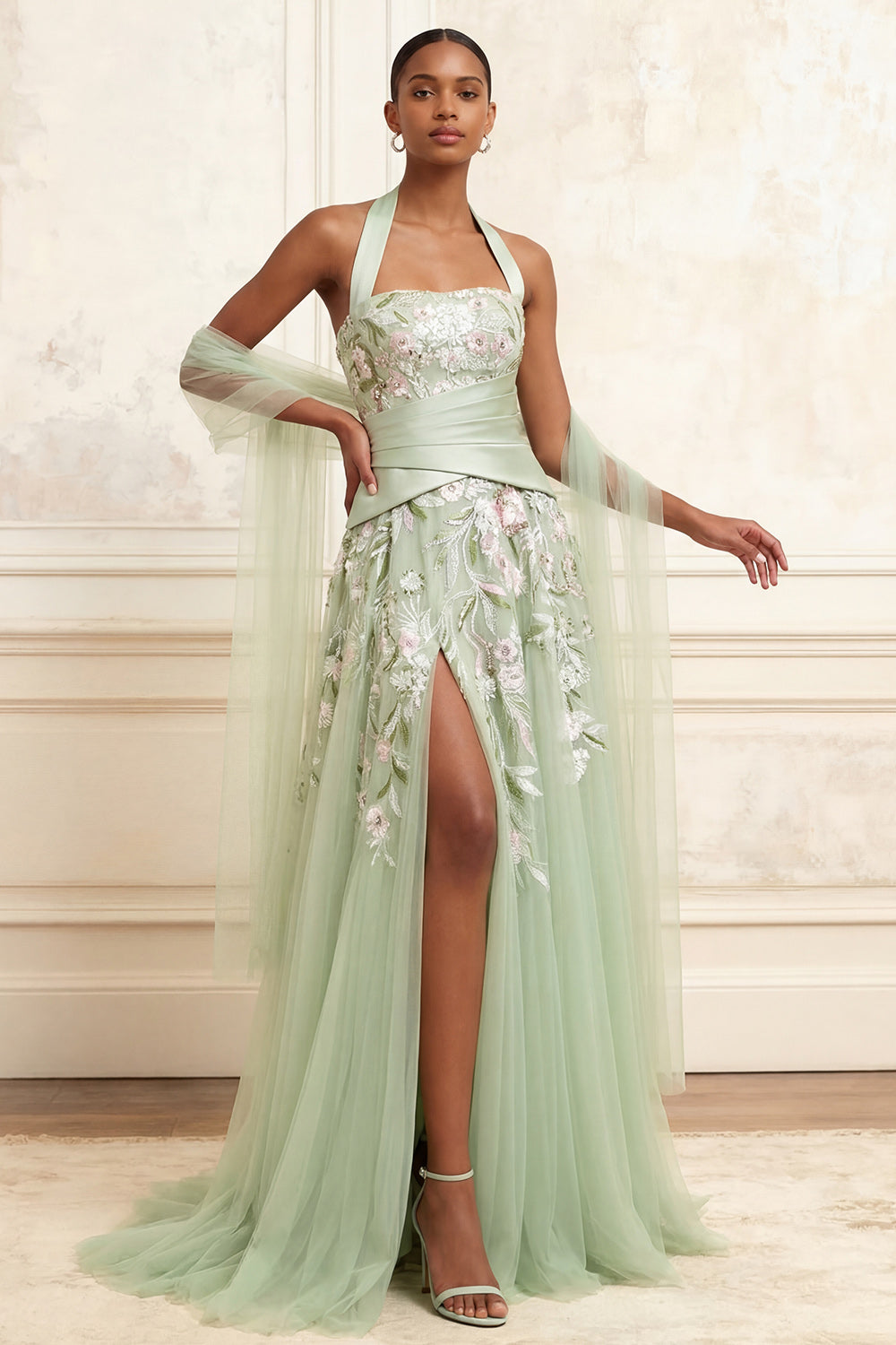dress with layers of ruffles N R1688 types of ruffles on dresses main image 0