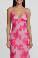 Load image into Gallery viewer, Sage Green Spaghetti Straps Mermaid Maxi Floral Formal Dress