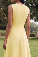 Load image into Gallery viewer, Hot Pink Round Neck A Line Floral Maxi Formal Dress