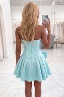Load image into Gallery viewer, Yellow Strapless Short Homecoming Dress with Bow