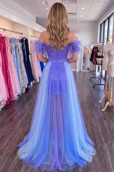 Purple Sparkly Beaded Short Tight Homecoming Dress with Cape