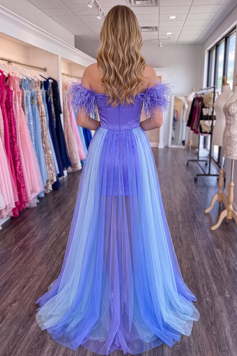 Load image into Gallery viewer, Purple Sparkly Beaded Short Tight Homecoming Dress with Cape