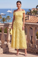Load image into Gallery viewer, Sage Green Beaded A Line Floral Off the Shoulder Maxi Formal Dress