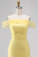 Load image into Gallery viewer, Sage Green Beaded A Line Floral Off the Shoulder Maxi Formal Dress