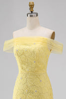 Load image into Gallery viewer, Sage Green Beaded A Line Floral Off the Shoulder Maxi Formal Dress