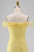 Load image into Gallery viewer, Sage Green Beaded A Line Floral Off the Shoulder Maxi Formal Dress