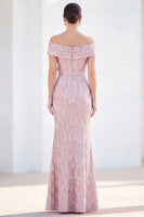 Load image into Gallery viewer, Sparkly Royal Blue Mermaid Sequin Long Mother of the Bride Dress with 3D Flowers