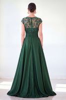Load image into Gallery viewer, Sparkly Grey Blue Floral Beaded Sheath Long Mother of the Bride Dress