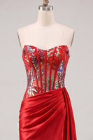 Load image into Gallery viewer, Sparkly Black Ruched Corset Tight Short Homecoming Dress with Side Cape