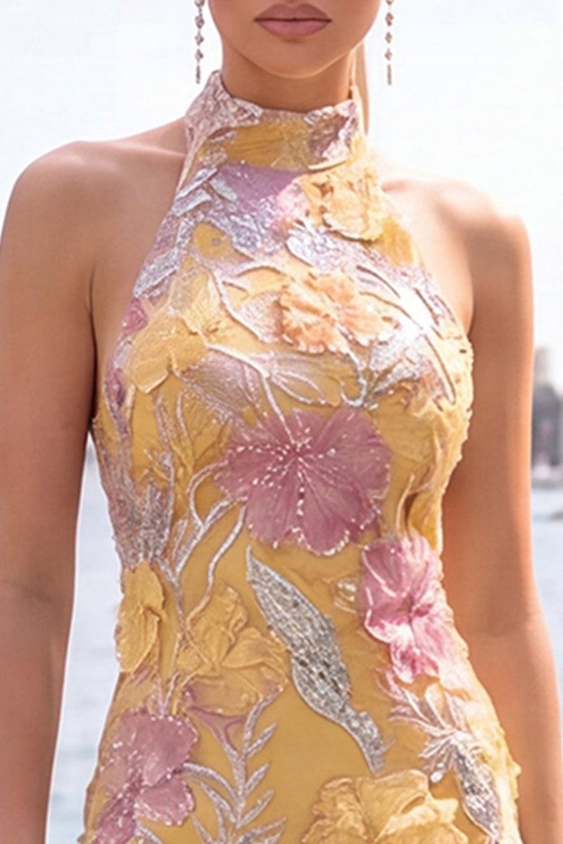 Load image into Gallery viewer, Sparkly Mint Green Floral Sequin Tight Short Homecoming Dress