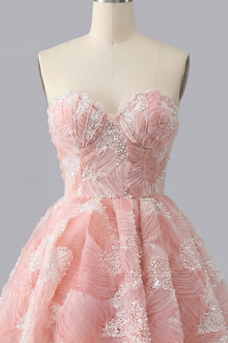 Load image into Gallery viewer, Sparkly Mint Green Sweetheart Short Homecoming Dress with Beading
