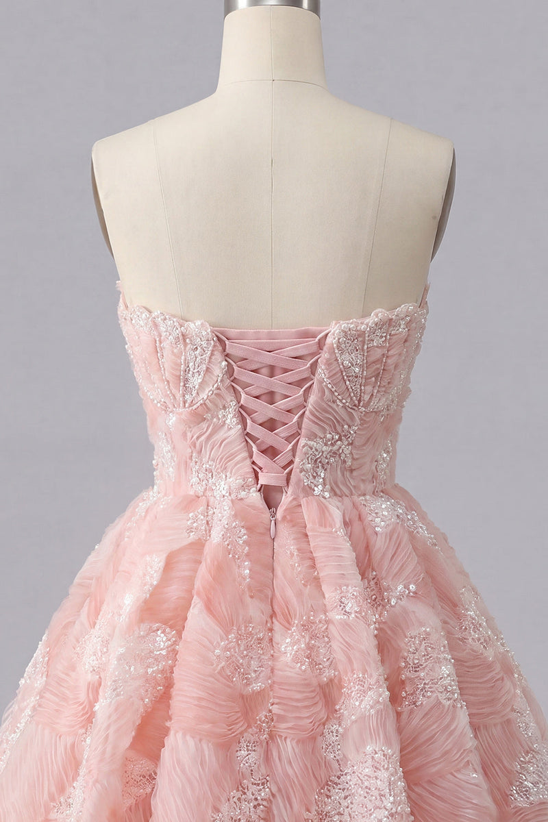 Load image into Gallery viewer, Sparkly Mint Green Sweetheart Short Homecoming Dress with Beading