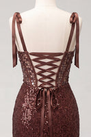 Load image into Gallery viewer, Sparkly Pink Sequin Corset Short Ruched Tight Homecoming Dress