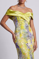 Load image into Gallery viewer, Sparkly Blush Floral Mermaid Sequin Long Mother of the Bride Dress