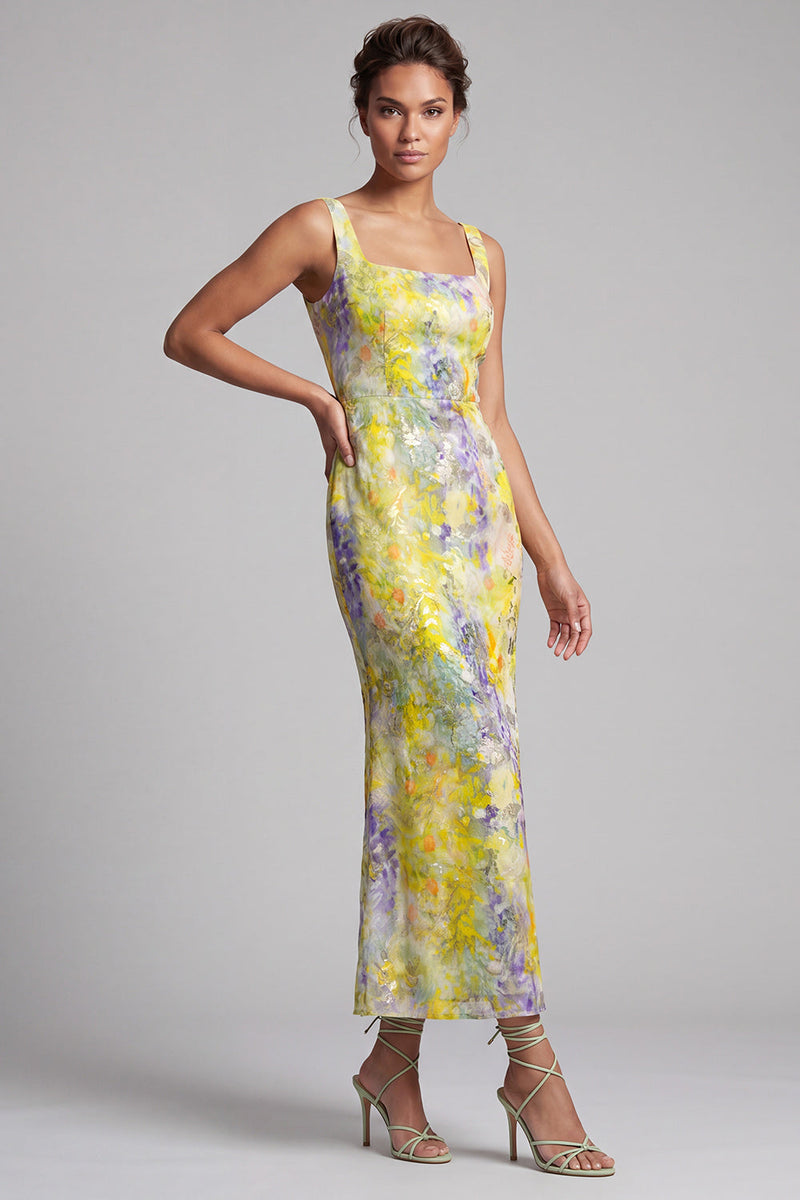 Load image into Gallery viewer, Sparkly Blush Sequin Floral Long Mermaid Mother of the Bride Dress