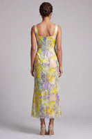 Load image into Gallery viewer, Sparkly Blush Sequin Floral Long Mermaid Mother of the Bride Dress