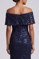 Load image into Gallery viewer, Sparkly Olive Mermaid Sequin Long Mother of the Bride Dress