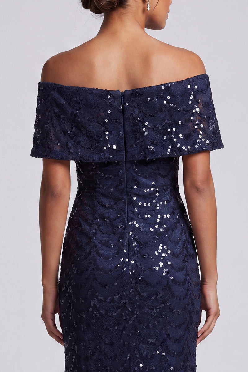 Load image into Gallery viewer, Sparkly Olive Mermaid Sequin Long Mother of the Bride Dress