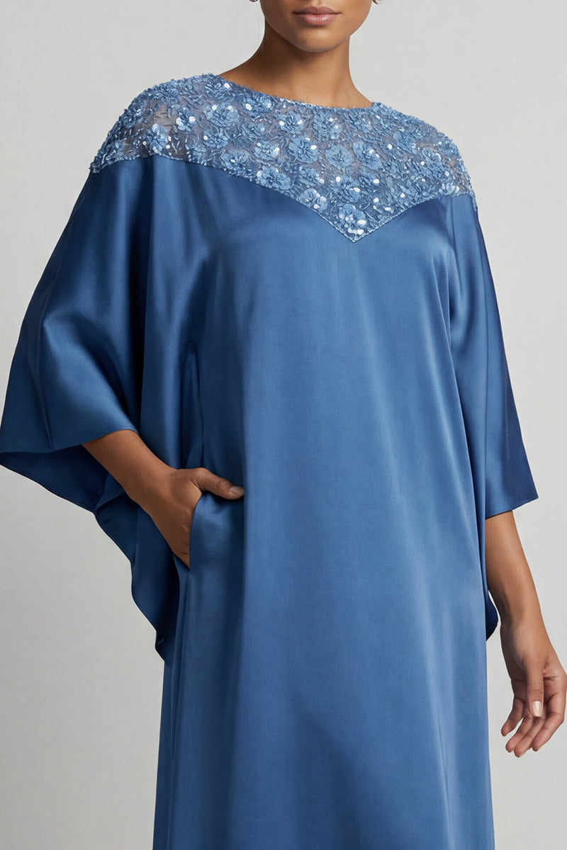 Load image into Gallery viewer, Sparkly Pink Sequin Sheath Boat Neck Long Mother of the Bride Dress