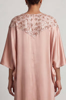 Load image into Gallery viewer, Sparkly Pink Sequin Sheath Boat Neck Long Mother of the Bride Dress