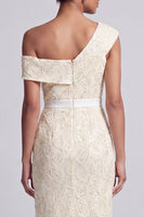 Load image into Gallery viewer, Sparkly Light Pink Mermaid Sequin Long Mother of the Bride Dress with Slit