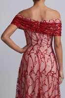 Load image into Gallery viewer, Sparkly Floral Champagne A-Line Beaded Long Mother of the Bride Dress
