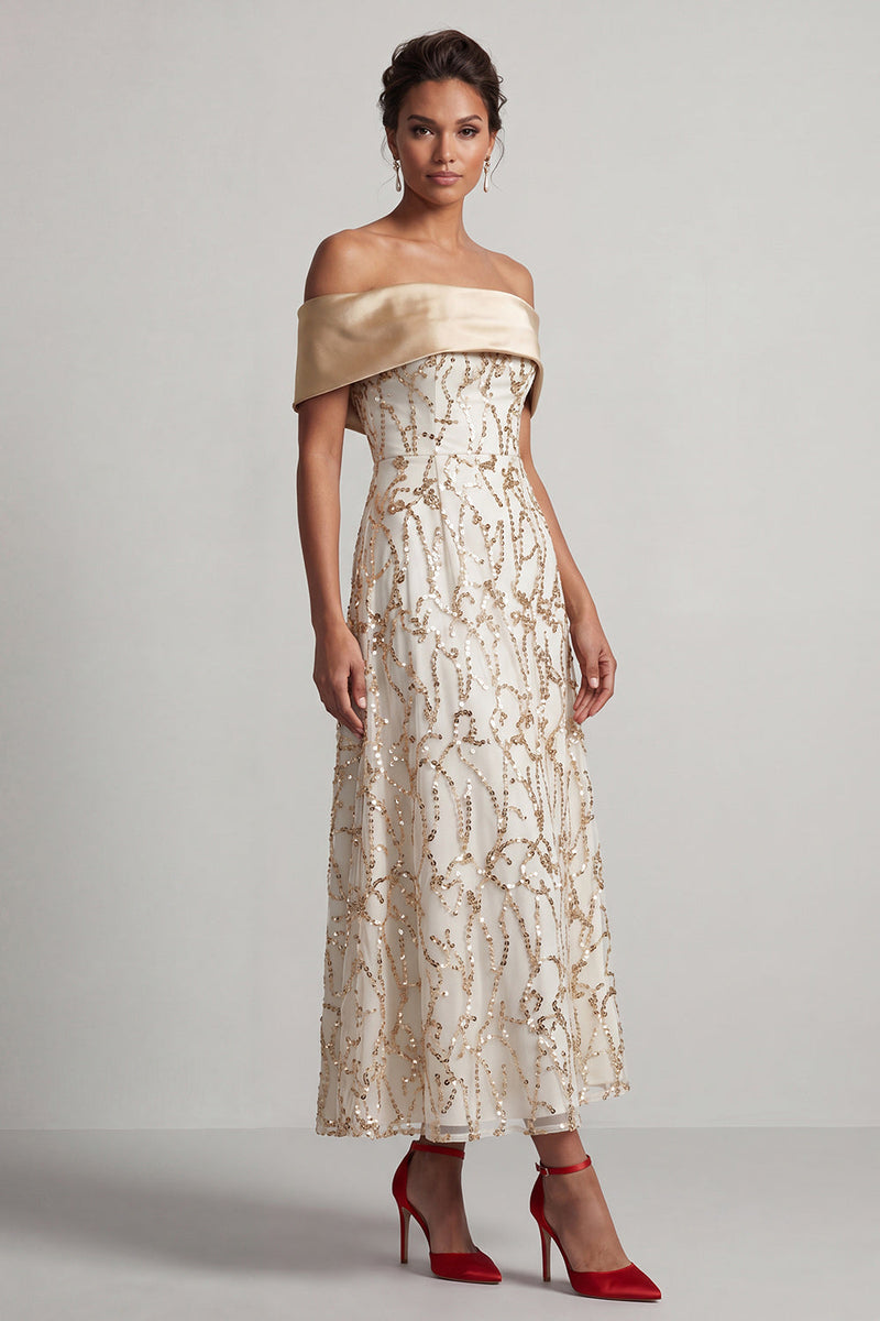 Load image into Gallery viewer, Sparkly Pink A-Line Sequin Long Mother of the Bride Dress