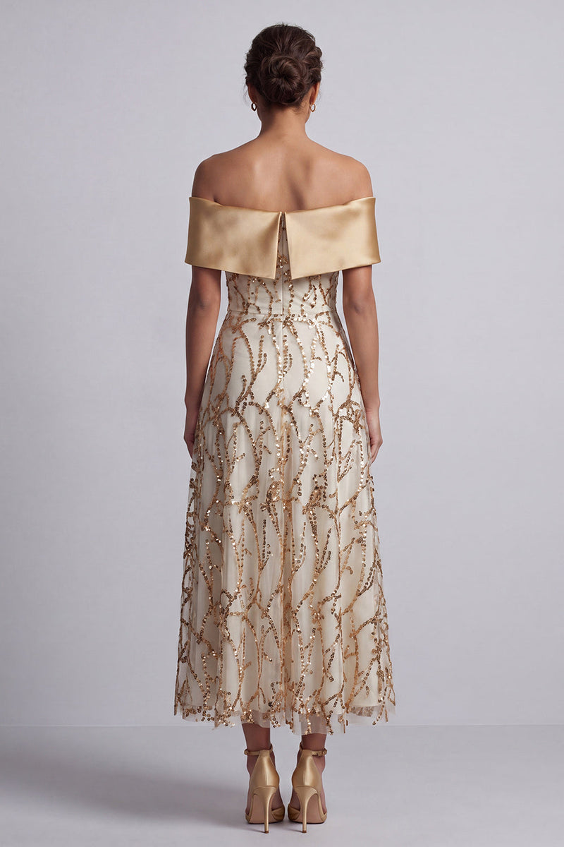 Load image into Gallery viewer, Sparkly Pink A-Line Sequin Long Mother of the Bride Dress