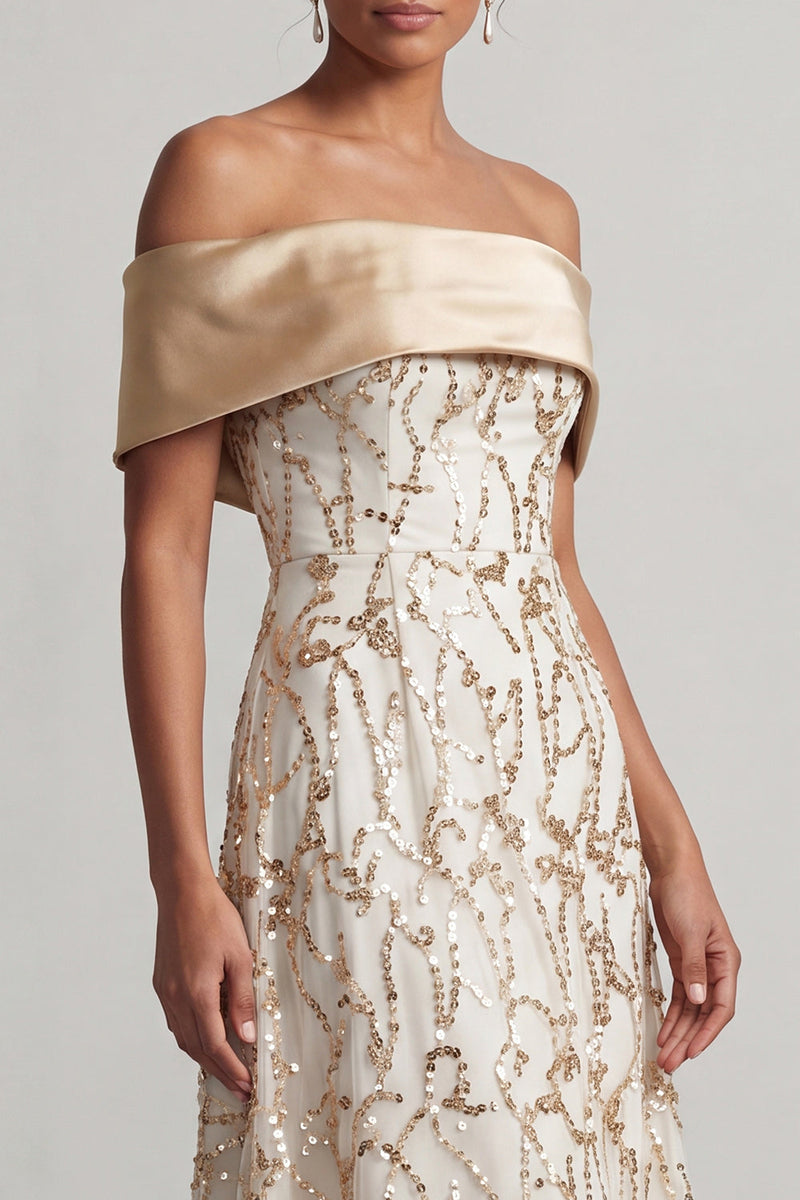 Load image into Gallery viewer, Sparkly Pink A-Line Sequin Long Mother of the Bride Dress
