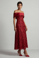 Load image into Gallery viewer, Sparkly Pink A-Line Sequin Long Mother of the Bride Dress