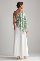Load image into Gallery viewer, Sparkly Sequin Champagne A-Line Long Mother of the Bride Dress