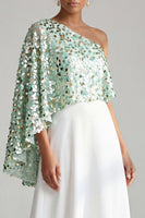 Load image into Gallery viewer, Sparkly Sequin Champagne A-Line Long Mother of the Bride Dress