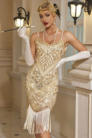 Load image into Gallery viewer, Sparkly Spaghetti Straps Black Golden 1920s Dress