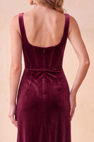 Load image into Gallery viewer, Olive Corset Bodycon Ruched Long Wedding Guest Dress with Pockets