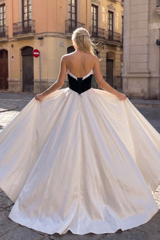 Black White Velvet Mermaid Sweetheart Long Prom Dress with Cape