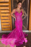 Load image into Gallery viewer, Sparkly Dark Green Mermaid Sequin Long Prom Dress